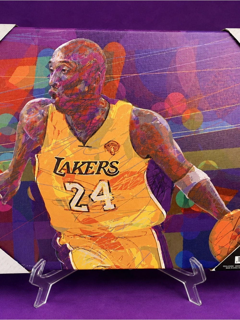 LA Lakers #24 Kobe Bryant NBA Basketball Canvas Wall Art